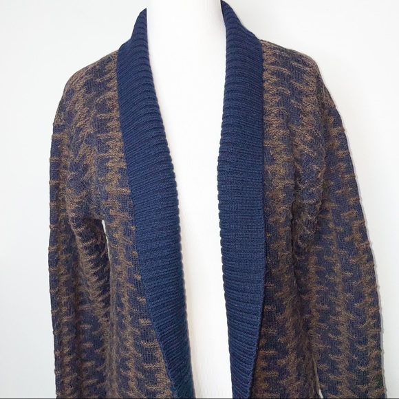 Pendleton Wool Alpaca Sweater Open front Cardigan Size L - Picture 7 of 15